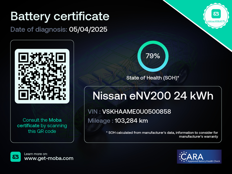 NISSAN E-NV200 OPTIMA 24KWH